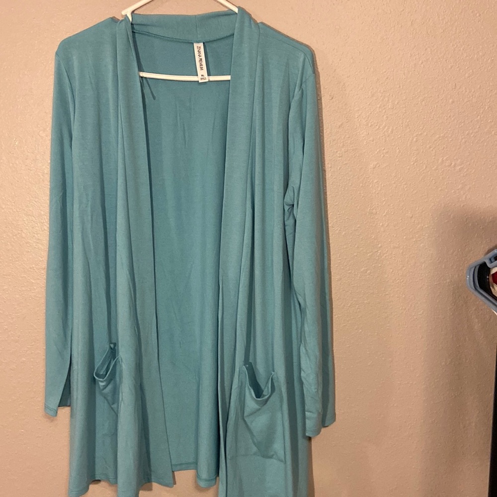 Zanana Premium Blue Cardigan- Size XL
